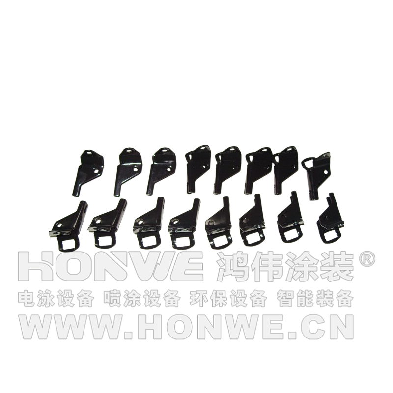 黑色亮光电泳工件