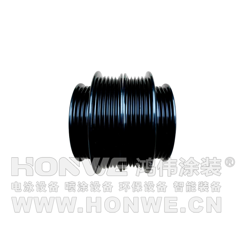 电泳黑色亮光皮带轮