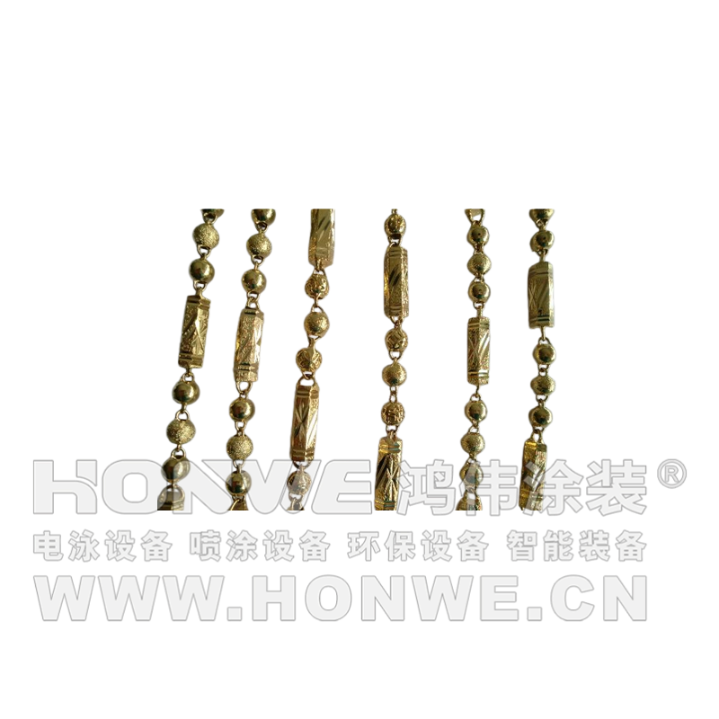 电泳仿金项链